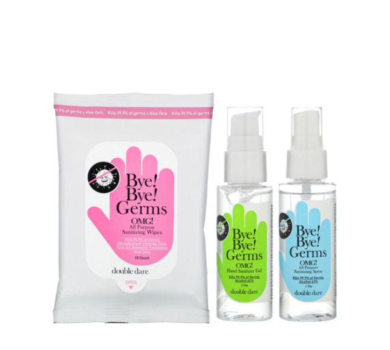 Germs Sanitizing Essential Kit, 3 Piece Kit